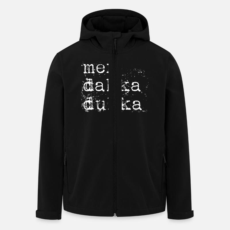 Hommes dakka dukka - Veste softshell homme en polyester recyclé Stanley/Stella - noir