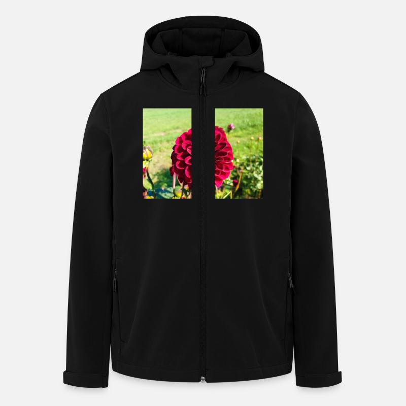 Dahlia (in german Dahlie) Dahlia - Men’s Recycled Softshell Jacket by Stanley/Stella - black