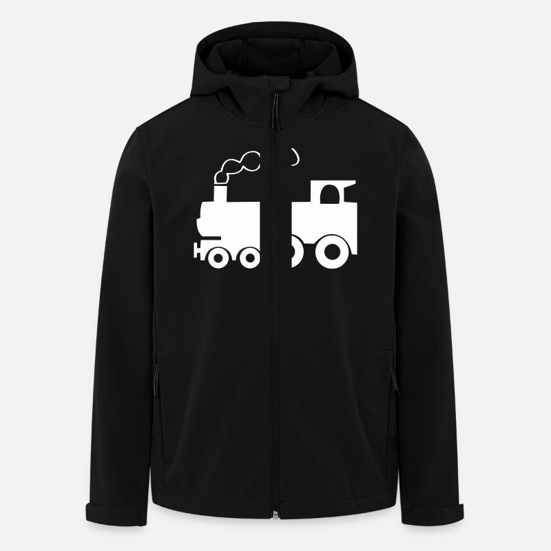 Locomotive - Men’s Recycled Softshell Jacket by Stanley/Stella - black