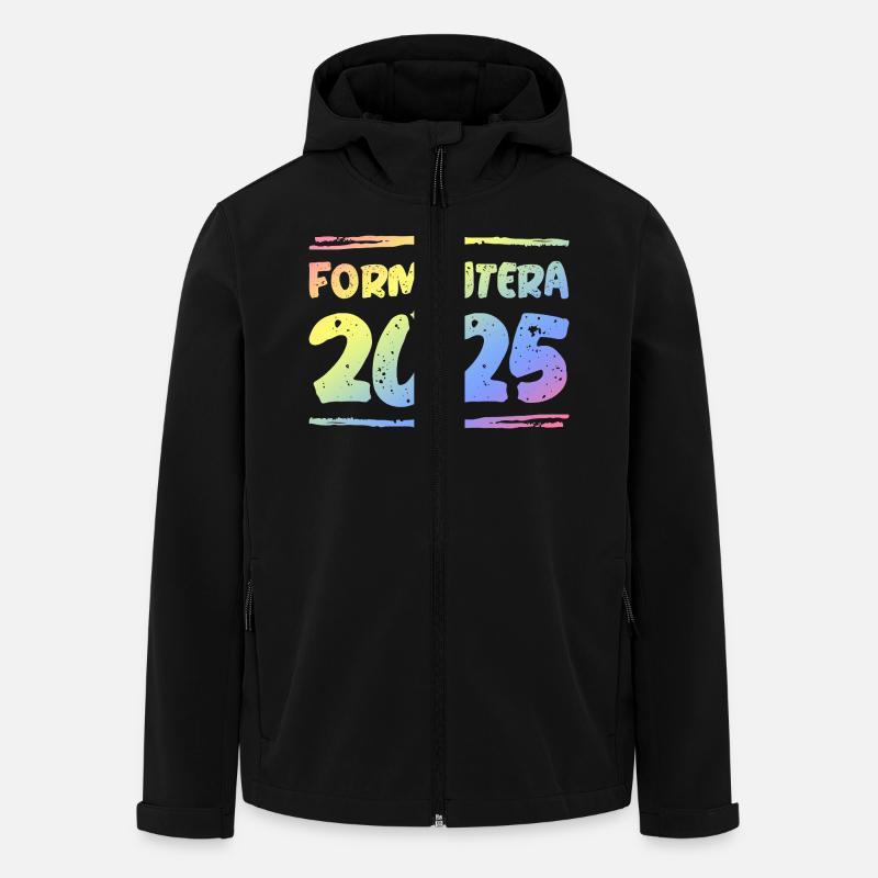 Formentera 2025 Multicoloured - Men’s Recycled Softshell Jacket by Stanley/Stella - black