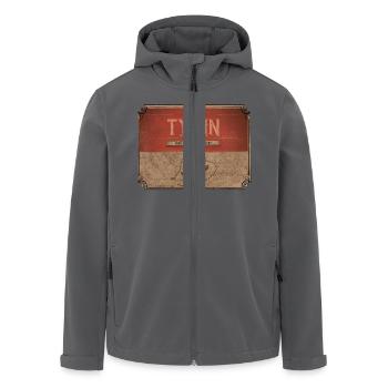 ATH tour Tyl'in rect. - Veste softshell homme en polyester recyclé Stanley/Stella - noir - Devant - AI Model Male 185 light (185cm)