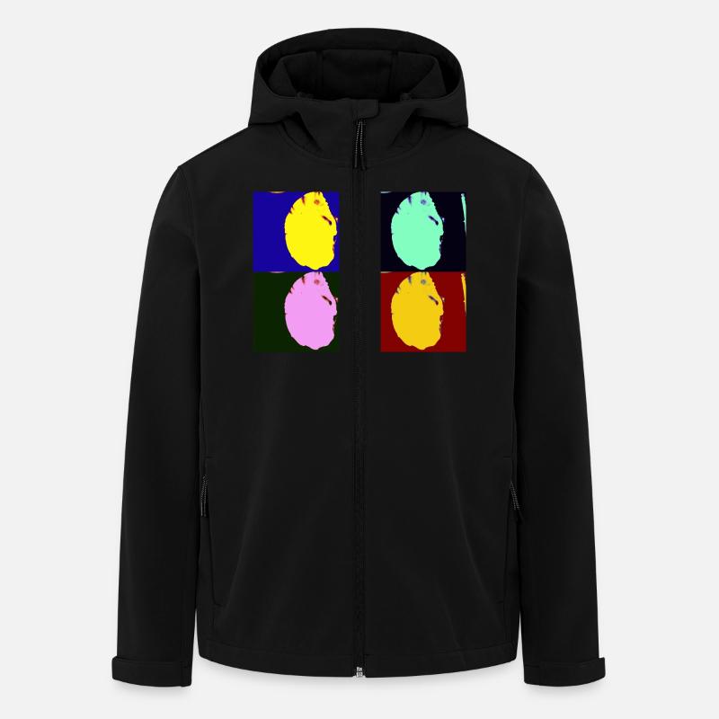 Shell head - Men’s Recycled Softshell Jacket by Stanley/Stella - black