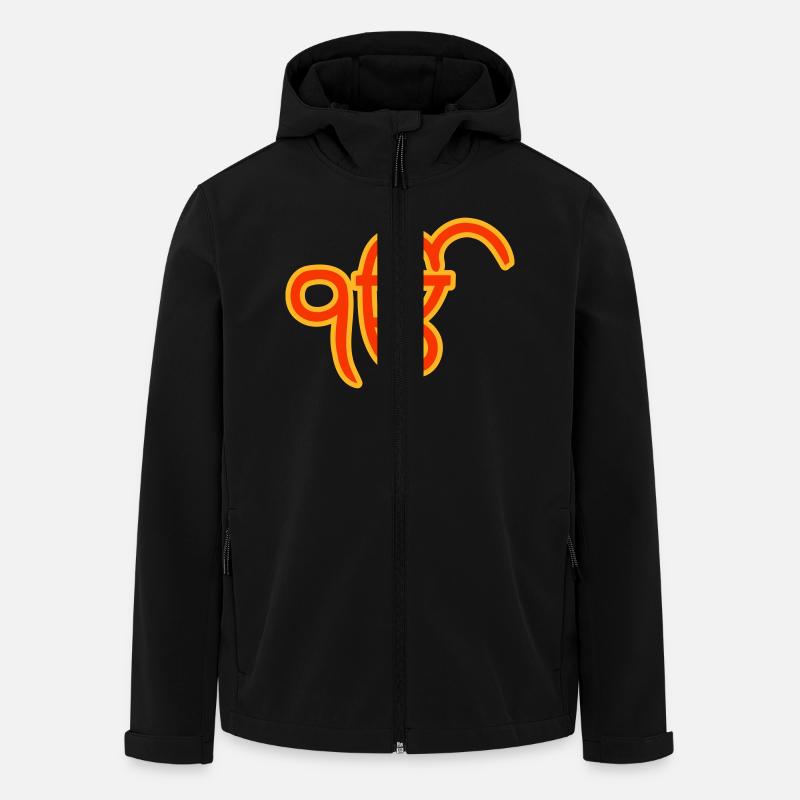 Ek Onkar - Recycelte Männer Softshell-Jacke von Stanley/Stella - Schwarz