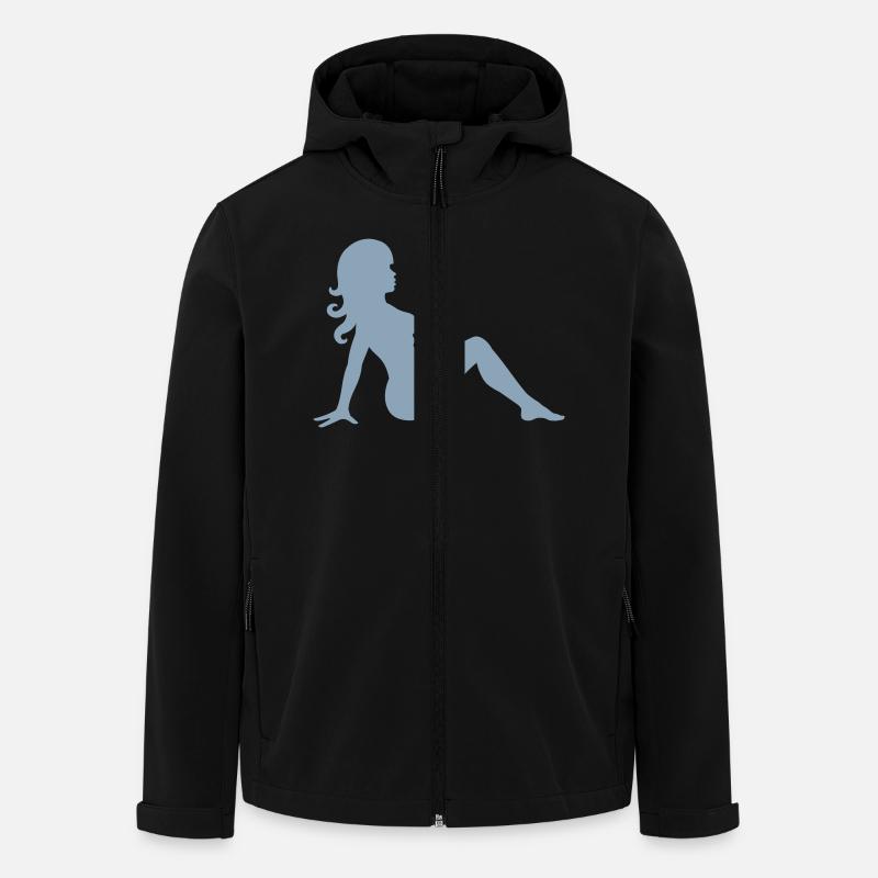 sympa fille - Veste softshell homme en polyester recyclé Stanley/Stella - noir