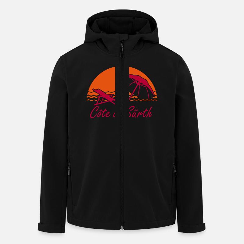 Côte since Sürth - Men’s Recycled Softshell Jacket by Stanley/Stella - black