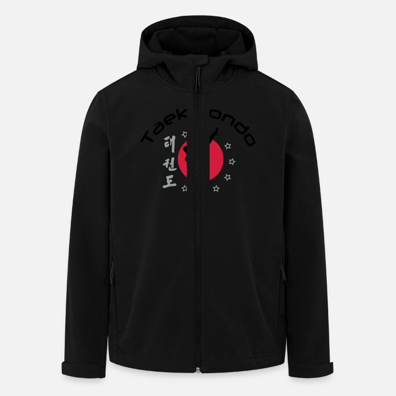 taekwondo_3 - Men’s Recycled Softshell Jacket by Stanley/Stella - black