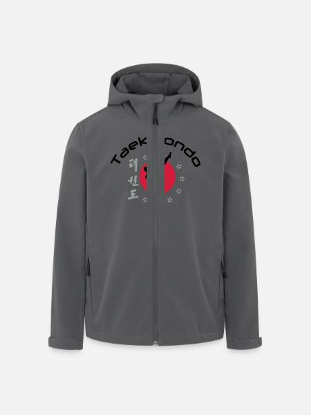 taekwondo_3 - Recycelte Männer Softshell-Jacke von Stanley/Stella - Schwarz