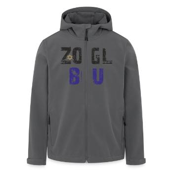 Zoigl Bou 2 - Recycelte Männer Softshell-Jacke von Stanley/Stella - Schwarz - Vorne - AI Model Male 185 light (185cm)