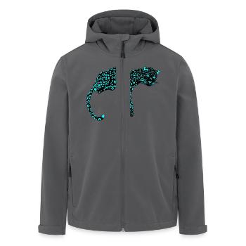 Neopard-ICE - Recycelte Männer Softshell-Jacke von Stanley/Stella - Schwarz - Vorne - AI Model Male 185 light (185cm)