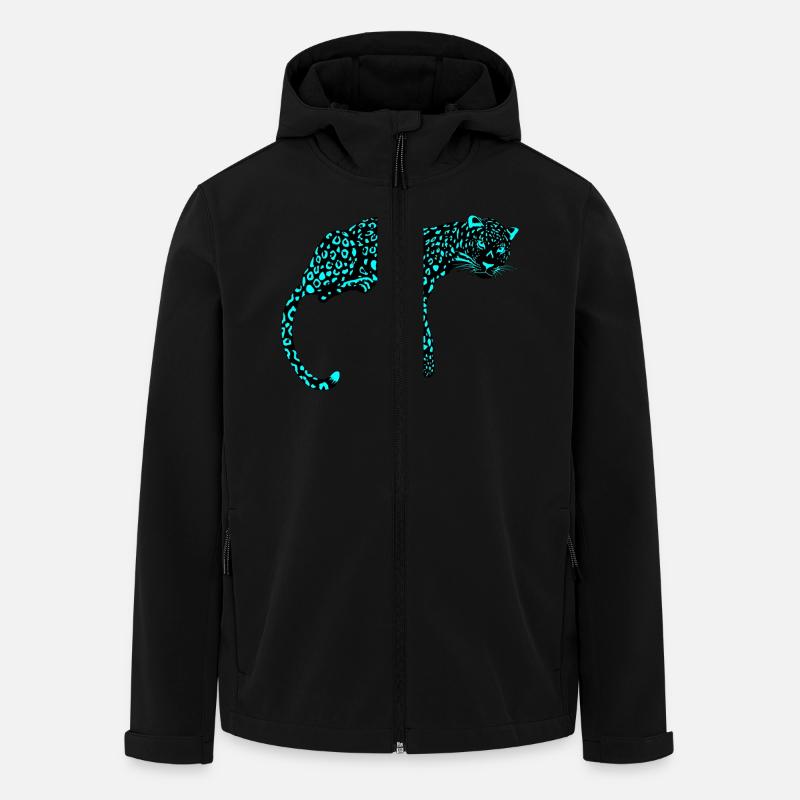Neopard-ICE - Recycelte Männer Softshell-Jacke von Stanley/Stella - Schwarz