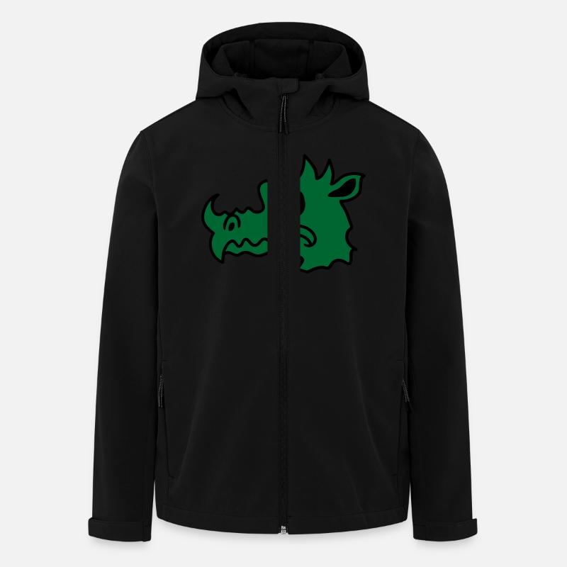 Evil dragon - Men’s Recycled Softshell Jacket by Stanley/Stella - black