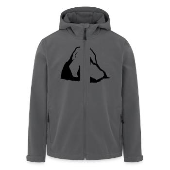 Boulder - Recycelte Männer Softshell-Jacke von Stanley/Stella - Schwarz - Vorne - AI Model Male 185 light (185cm)
