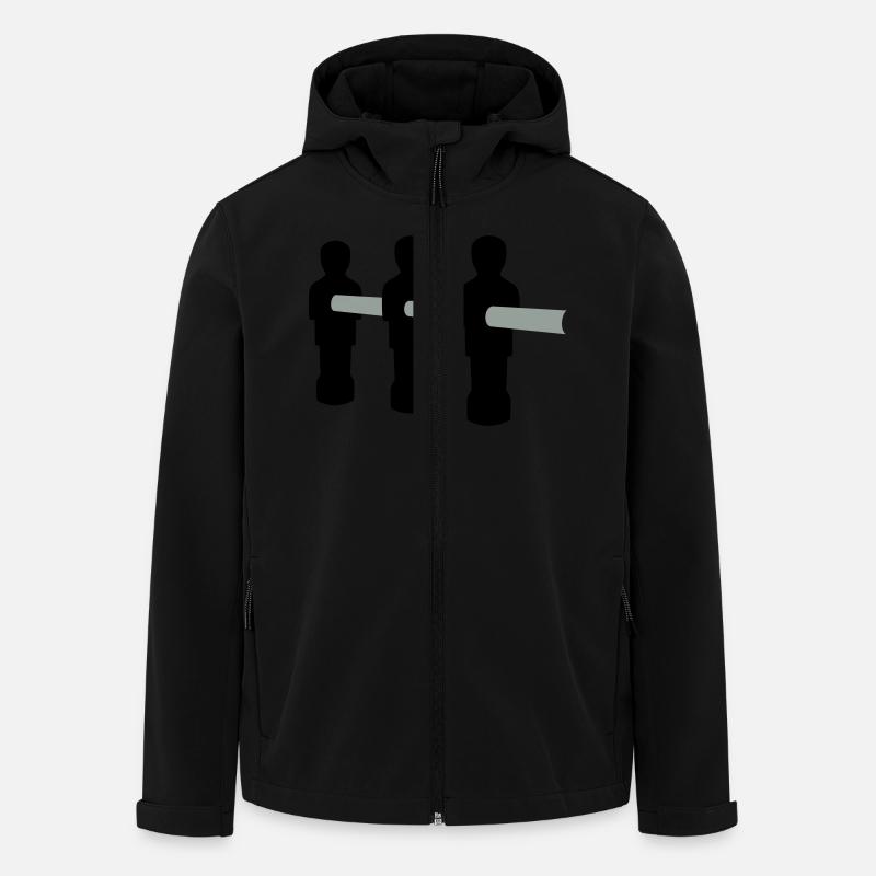 Foosball - Men’s Recycled Softshell Jacket by Stanley/Stella - black
