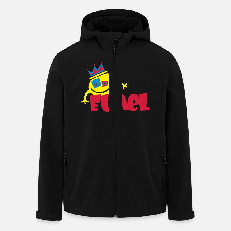 Eumel - Veste softshell homme en polyester recyclé Stanley/Stella - noir