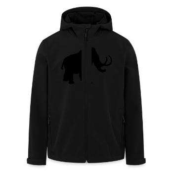 mammoth dinosaur animal - Veste softshell homme en polyester recyclé Stanley/Stella - noir - Devant - AI Model Male 185 light (185cm)