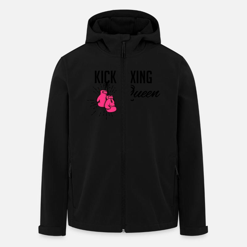 kickboxing queen - Recycelte Männer Softshell-Jacke von Stanley/Stella - Schwarz