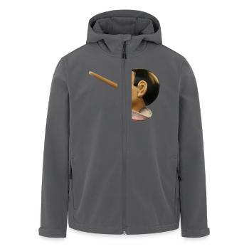 Pinocchio - Recycelte Männer Softshell-Jacke von Stanley/Stella - Schwarz - Vorne - AI Model Male 185 light (185cm)