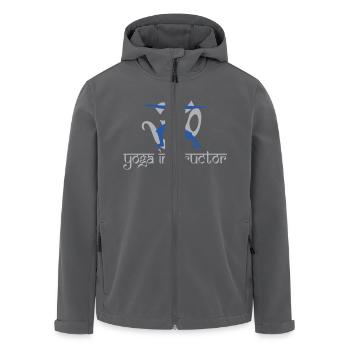 Yoga-Lehrer - Recycelte Männer Softshell-Jacke von Stanley/Stella - Schwarz - Vorne - AI Model Male 185 light (185cm)