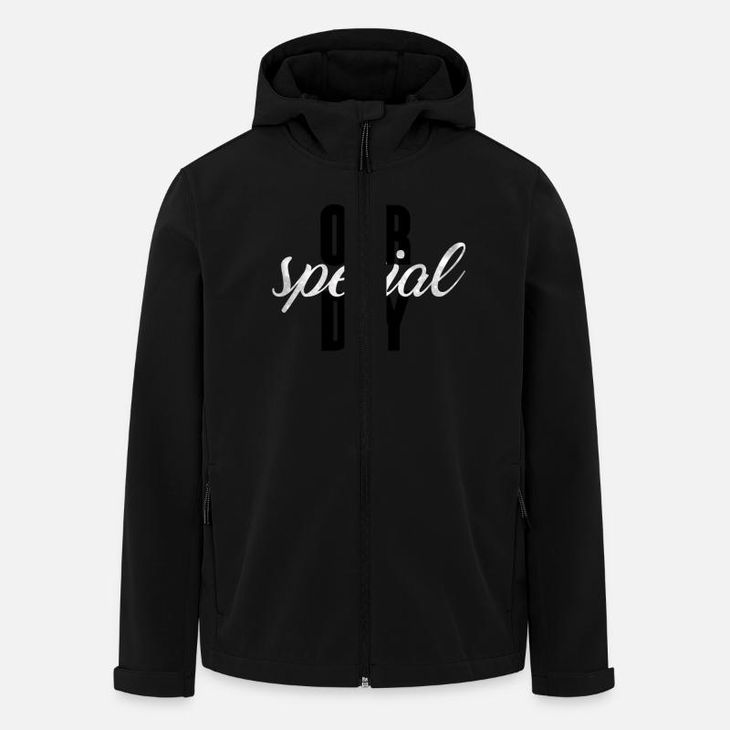 Mariage / Mariage: Notre journée spéciale - Veste softshell homme en polyester recyclé Stanley/Stella - noir