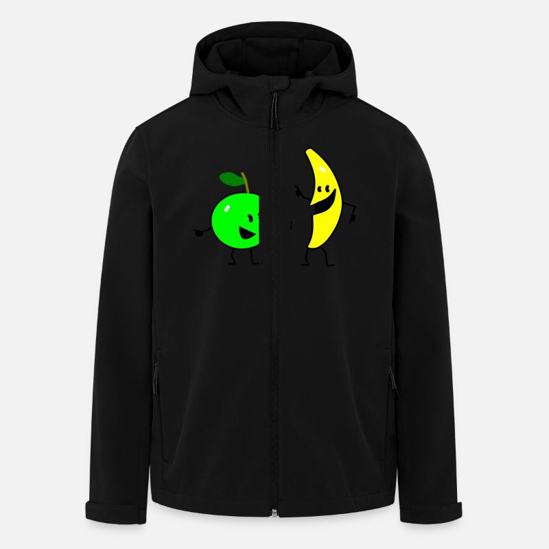 fruit salad three - Recycelte Männer Softshell-Jacke von Stanley/Stella - Schwarz