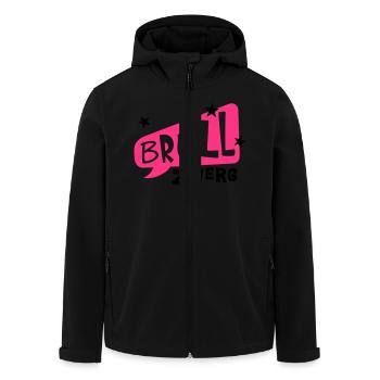 Brüllzwerg - Recycelte Männer Softshell-Jacke von Stanley/Stella - Schwarz - Vorne - AI Model Male 185 light (185cm)