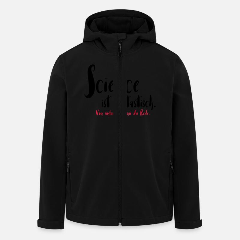 Science ist fantastisch - Recycelte Männer Softshell-Jacke von Stanley/Stella - Schwarz