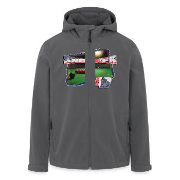 SNOOKER 147 - Recycelte Männer Softshell-Jacke von Stanley/Stella - Schwarz - Vorne - AI Model Male 185 light (185cm)