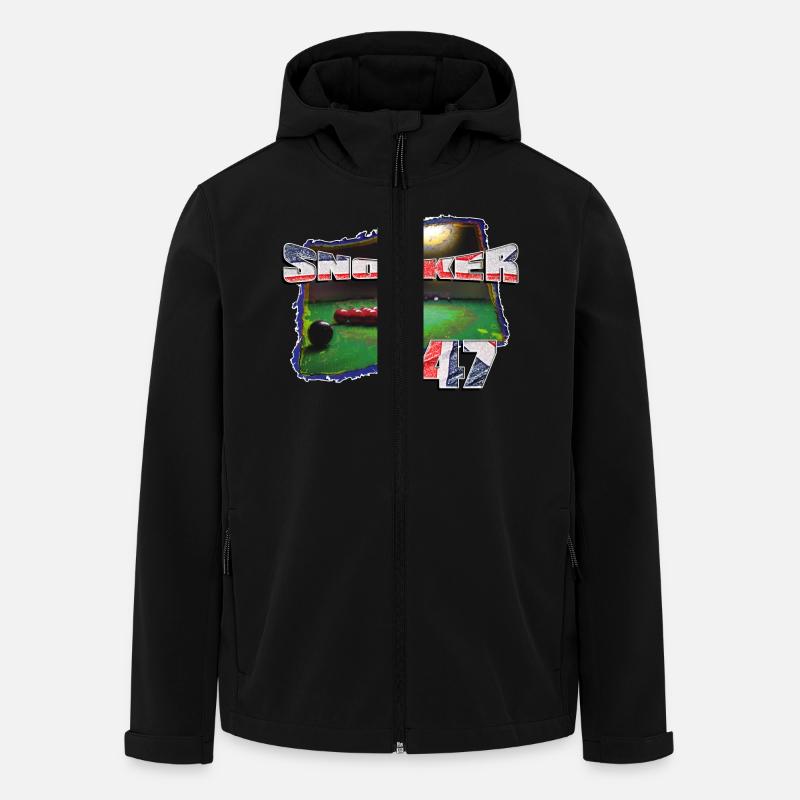 BILLARD 147 - Veste softshell homme en polyester recyclé Stanley/Stella - noir