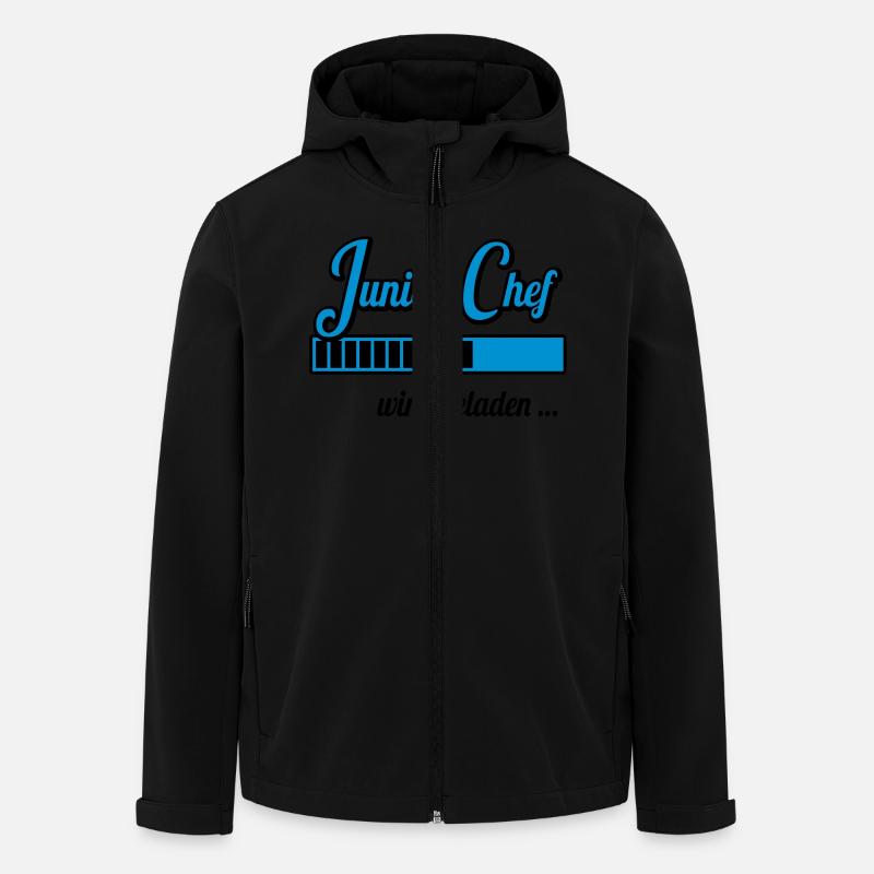 Junior chef Loading ... (pregnancy) - Men’s Recycled Softshell Jacket by Stanley/Stella - black