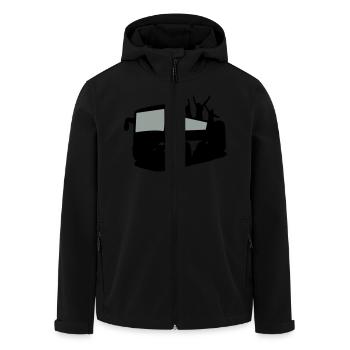 Tour Bus & tourisme - Veste softshell homme en polyester recyclé Stanley/Stella - noir - Devant - AI Model Male 185 light (185cm)