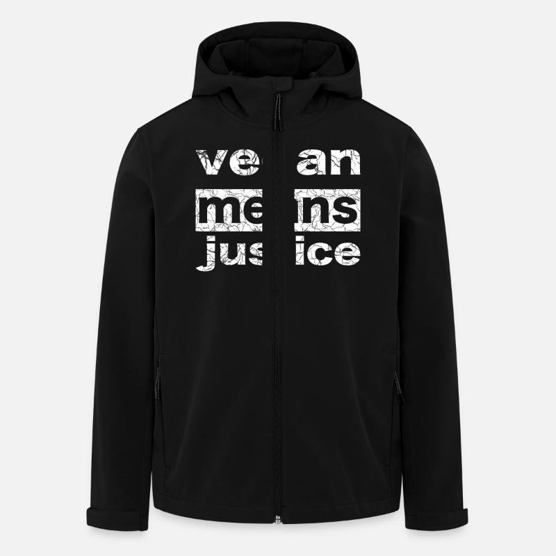 justice - Recycelte Männer Softshell-Jacke von Stanley/Stella - Schwarz