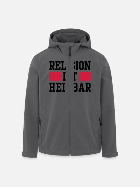 Religion ist heilbar - Men’s Recycled Softshell Jacket by Stanley/Stella - black