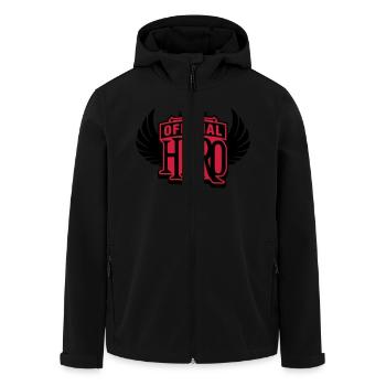 official_hero_je2 - Recycelte Männer Softshell-Jacke von Stanley/Stella - Schwarz - Vorne - AI Model Male 185 light (185cm)