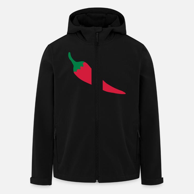 Chili - Recycelte Männer Softshell-Jacke von Stanley/Stella - Schwarz
