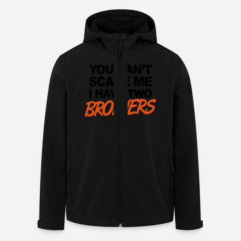 Brothers - Recycelte Männer Softshell-Jacke von Stanley/Stella - Schwarz