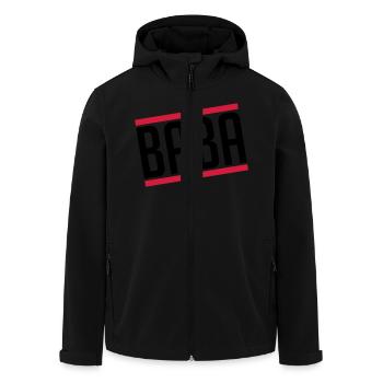 baba_ua2 - Recycelte Männer Softshell-Jacke von Stanley/Stella - Schwarz - Vorne - AI Model Male 185 light (185cm)