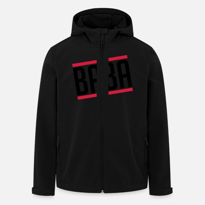 baba_ua2 - Recycelte Männer Softshell-Jacke von Stanley/Stella - Schwarz