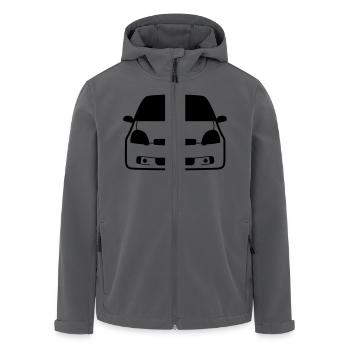 JDM Car eyes TS | T-shirts JDM - Veste softshell homme en polyester recyclé Stanley/Stella - noir - Devant - AI Model Male 185 light (185cm)