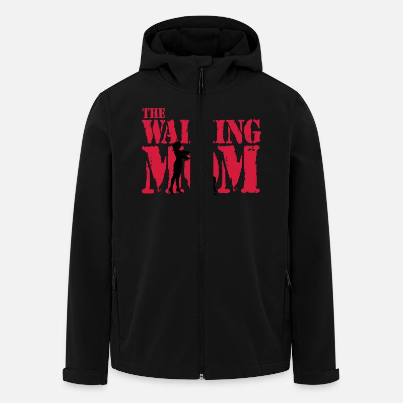The walking Mom - Recycelte Männer Softshell-Jacke von Stanley/Stella - Schwarz