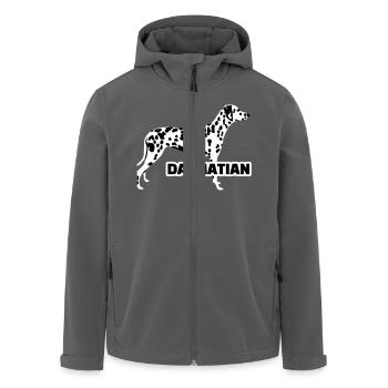 Dalmatiner - Recycelte Männer Softshell-Jacke von Stanley/Stella - Anthrazit - Vorne - AI Model Male 185 light (185cm)