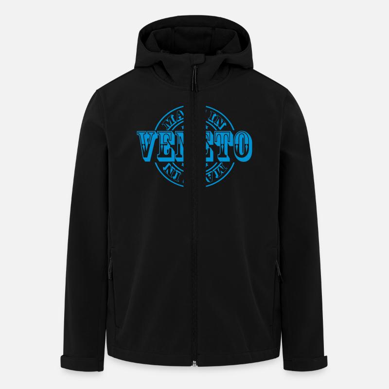 made in veneto m1k2 - Men’s Recycled Softshell Jacket by Stanley/Stella - black