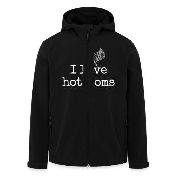 Witziges Design für Hot Mom Fans - Recycelte Männer Softshell-Jacke von Stanley/Stella - Schwarz - Vorne - AI Model Male 185 light (185cm)