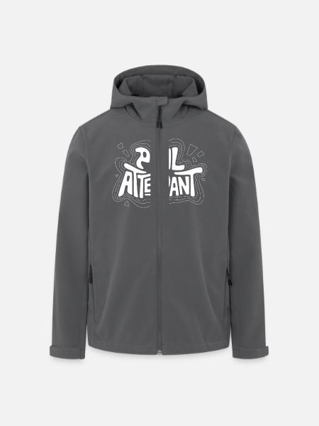 S’amuser sur l’eau - Veste softshell homme en polyester recyclé Stanley/Stella - noir