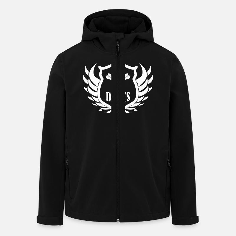 Bouclier de fléchettes - Veste softshell homme en polyester recyclé Stanley/Stella - noir