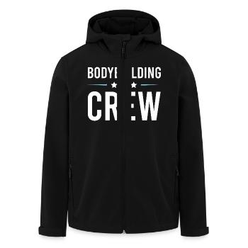 Équipe de musculation - Veste softshell homme en polyester recyclé Stanley/Stella - noir - Devant - AI Model Male 185 light (185cm)