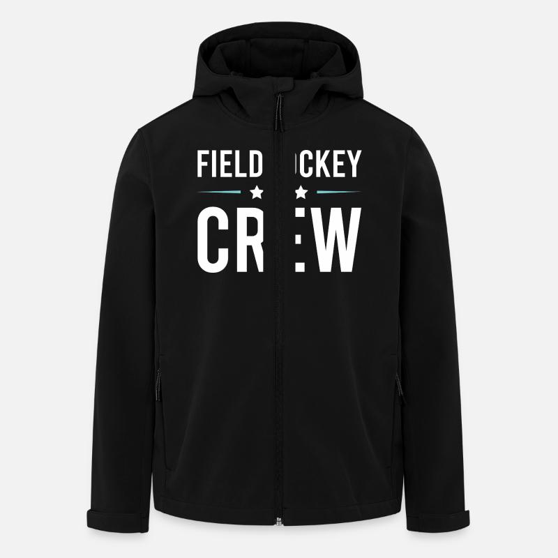 Fieldhockey Crew - Recycelte Männer Softshell-Jacke von Stanley/Stella - Schwarz