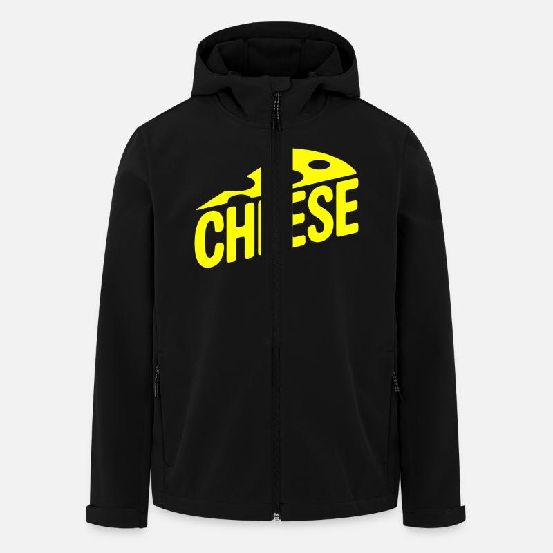 Fromage - Cool Dairy Logo - Veste softshell homme en polyester recyclé Stanley/Stella - noir