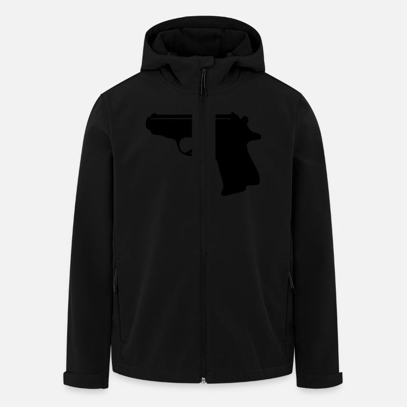 007 (einfarbig) - Recycelte Männer Softshell-Jacke von Stanley/Stella - Schwarz