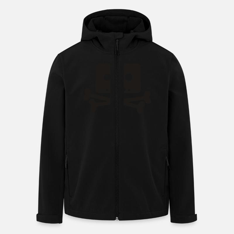 Piratbyrån - Veste softshell homme en polyester recyclé Stanley/Stella - noir