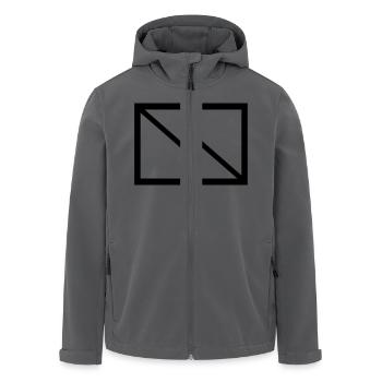 Fernmelder - Recycelte Männer Softshell-Jacke von Stanley/Stella - Schwarz - Vorne - AI Model Male 185 light (185cm)